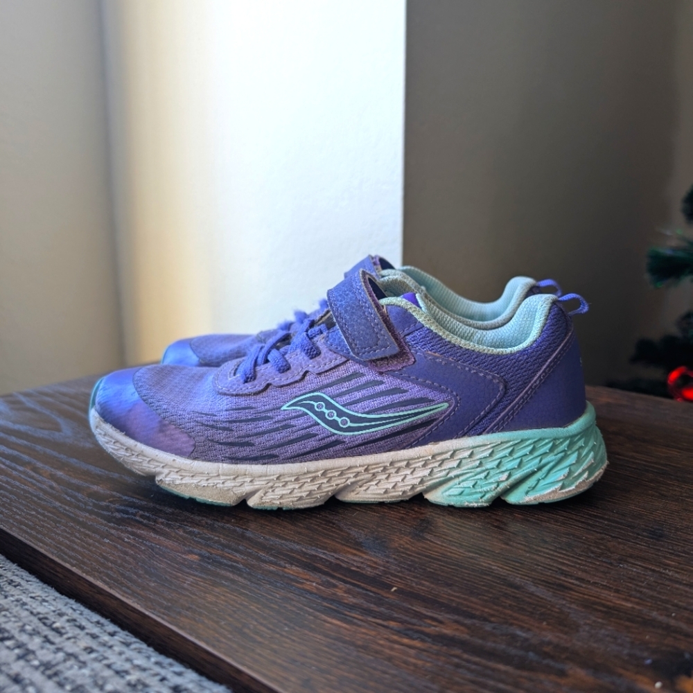 Saucony Wind A/C Purple Teal Sneaker Shoes